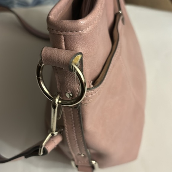 Rossetti crossbody/shoulder bag blush color with gold toned hardware. - Picture 7 of 9